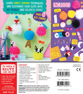 Klutz Pom-POM Backpack Clips Craft Kit - The English Bookshop Kuwait